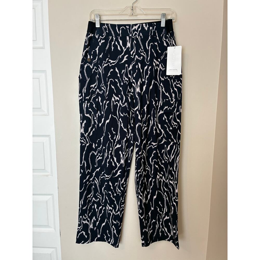 Athleta NEW Vienna Cargo Voyage Orchid Navy Blue White Women's Petite 6
